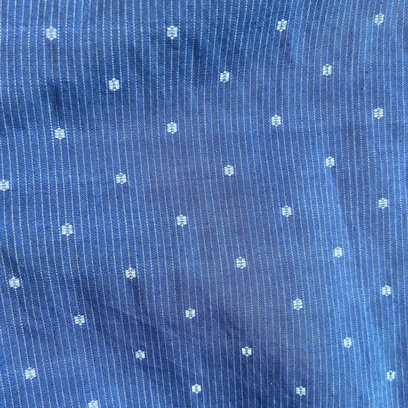 Maette "Gemma" Off The Shoulder Smocked Woven Blouse Top, M - Picture 5 of 11